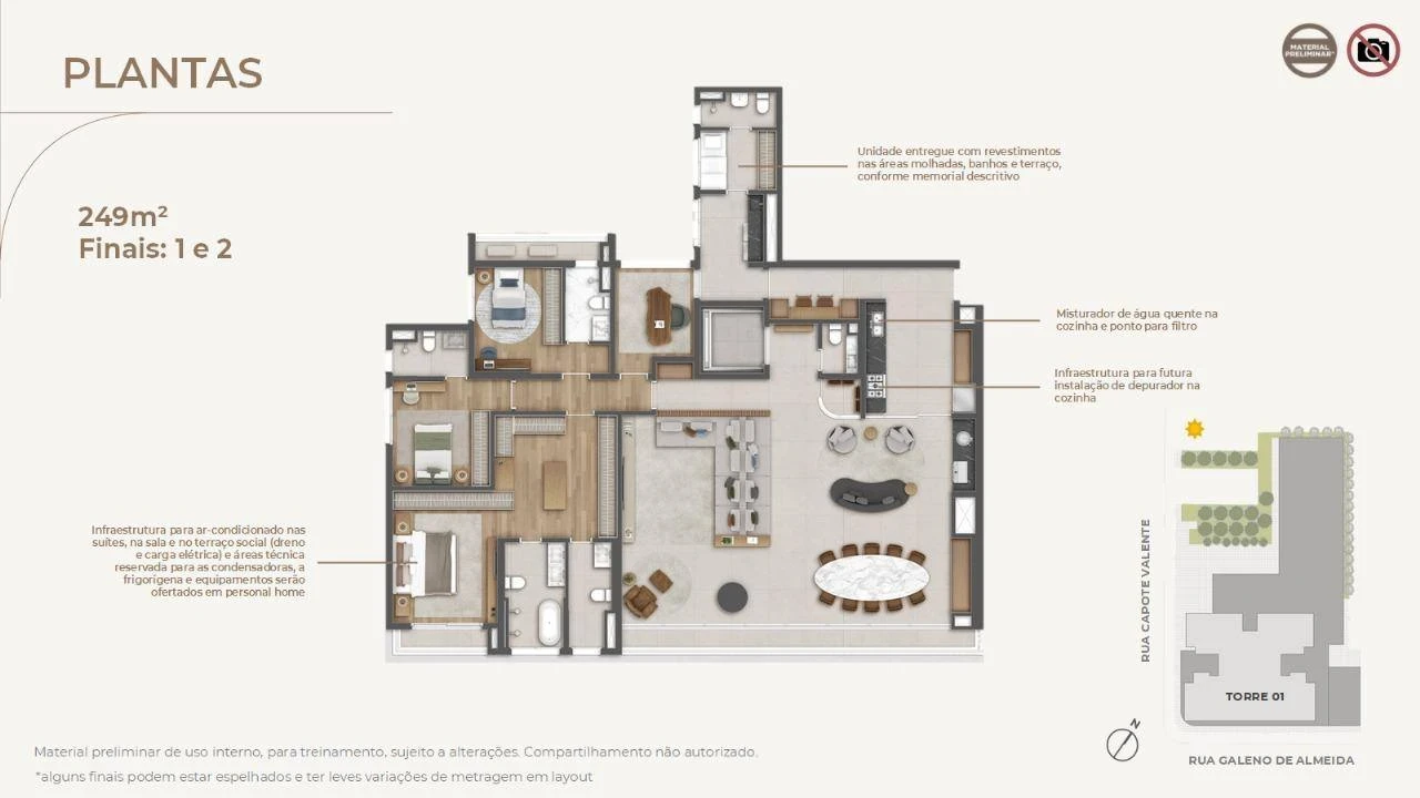 Imagem Apartamento com 4 Quartos à Venda, 247 m² em Pinheiros - São Paulo