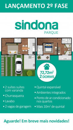 Imagem Casa de Condomínio com 2 Quartos à Venda, 73 m² em Vila Monte Serrat - Cotia