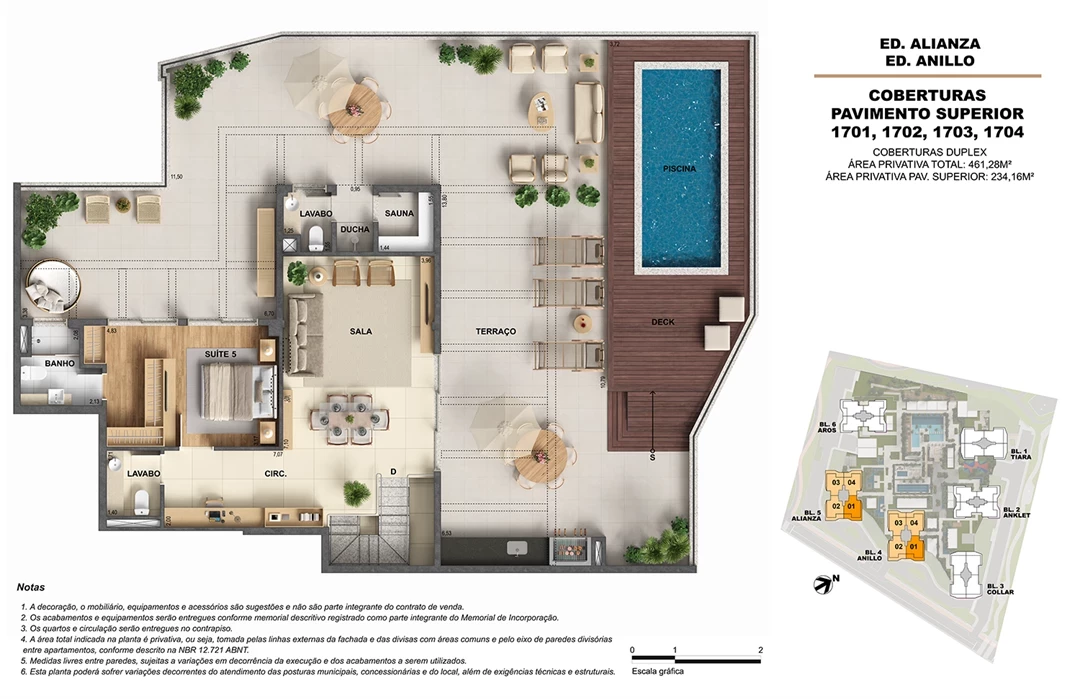 Foto do imóvel: Apartamento com 3 Quartos à Venda, 171 m² em Barra Olímpica - Rio de Janeiro