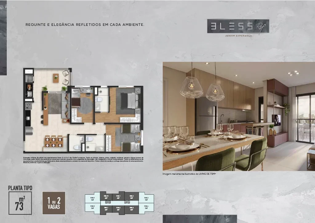 Imagem Apartamento com 3 Quartos à Venda, 73 metros em  - BARUERI