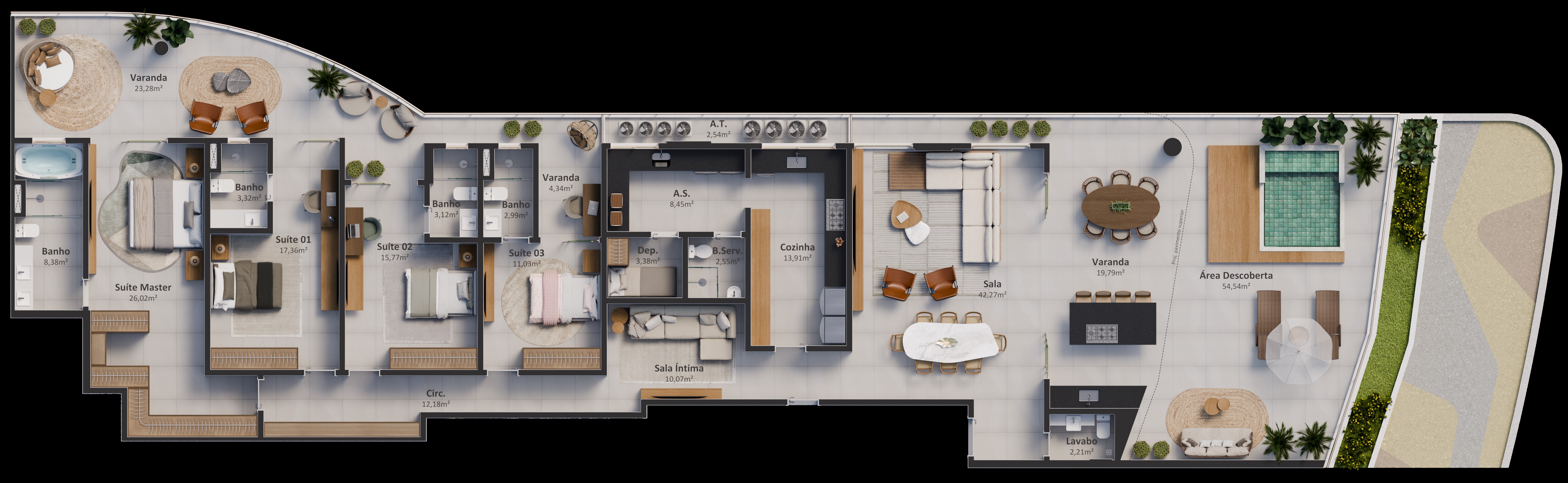 Imagem Apartamento com 4 Quartos à Venda, 223 m² em Praia da Costa - Vila Velha