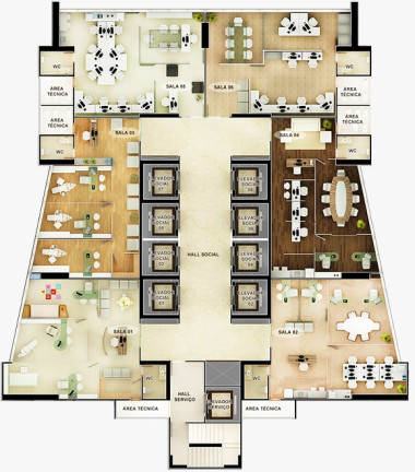 Imagem Sala Comercial à Venda, 79 m² em João Agripino - João Pessoa