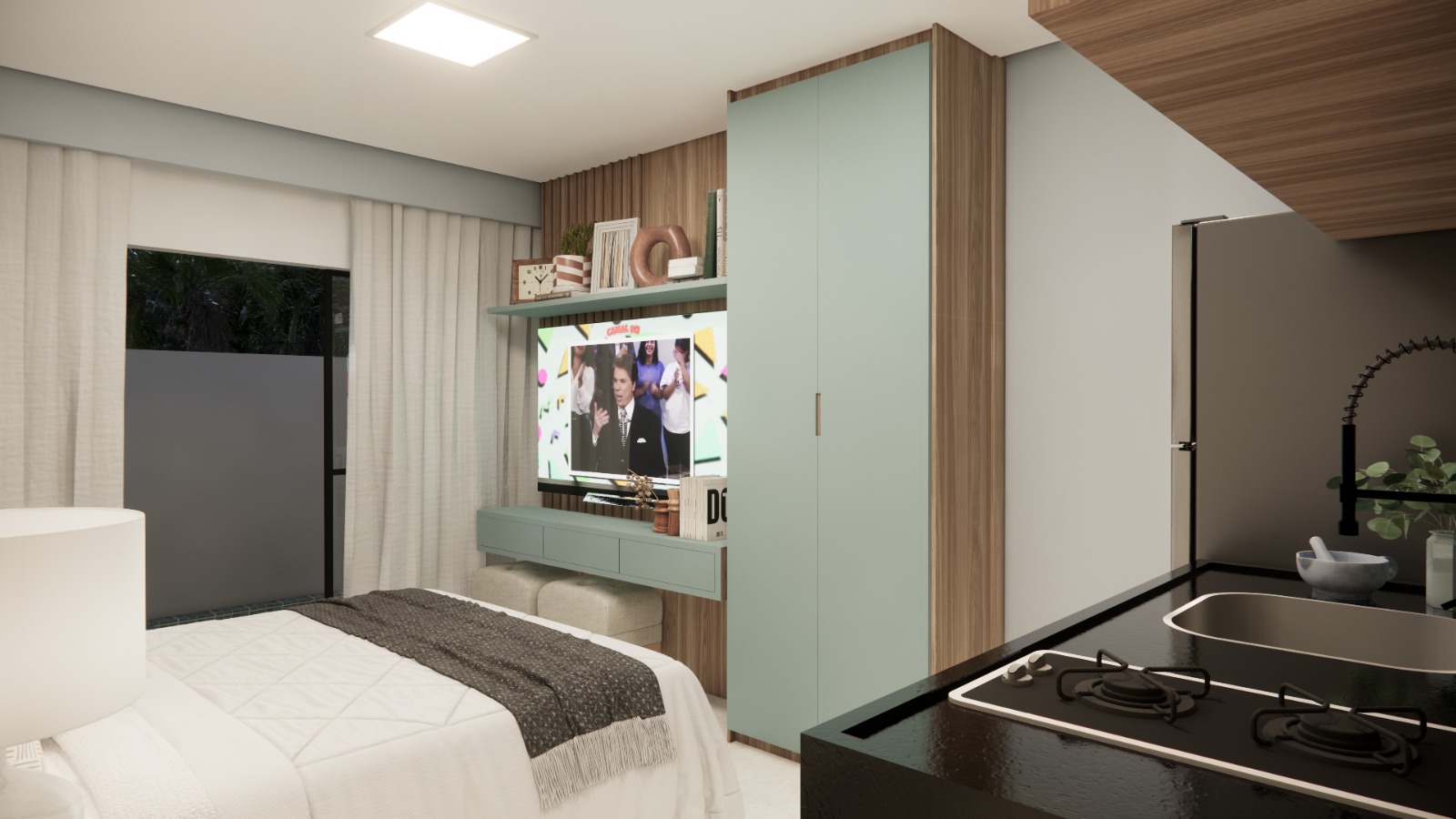 Foto do imóvel: Flat com 1 Quarto à Venda, 21 m² em Centro - Tamandaré