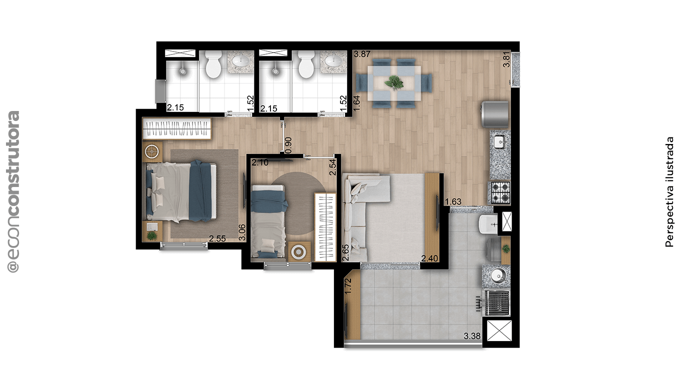 Imagem Apartamento com 2 Quartos à Venda, 43 m² em Vila São João - Guarulhos