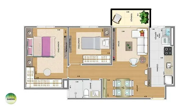 Imagem Apartamento com 2 Quartos à Venda, 55 m²em Paulicéia - São Bernardo do Campo