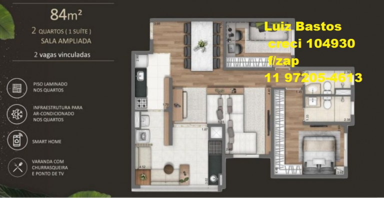 Apartamento com 3 Quartos à Venda, 84 m² em Parque São Jorge - São Paulo