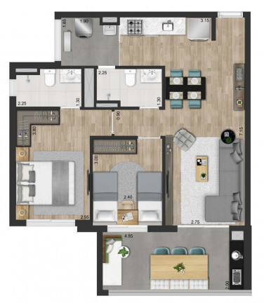 Imagem Apartamento à Venda, 40 m² em Vila Leopoldina - São Paulo