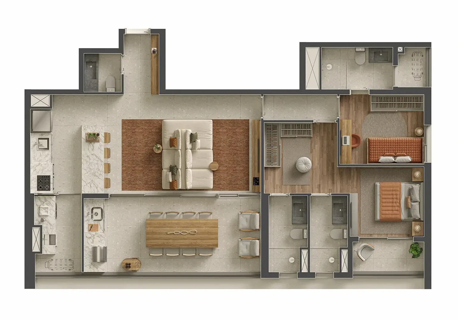 Imagem Apartamento com 3 Quartos à Venda, 114 m² em Santo Amaro - São Paulo