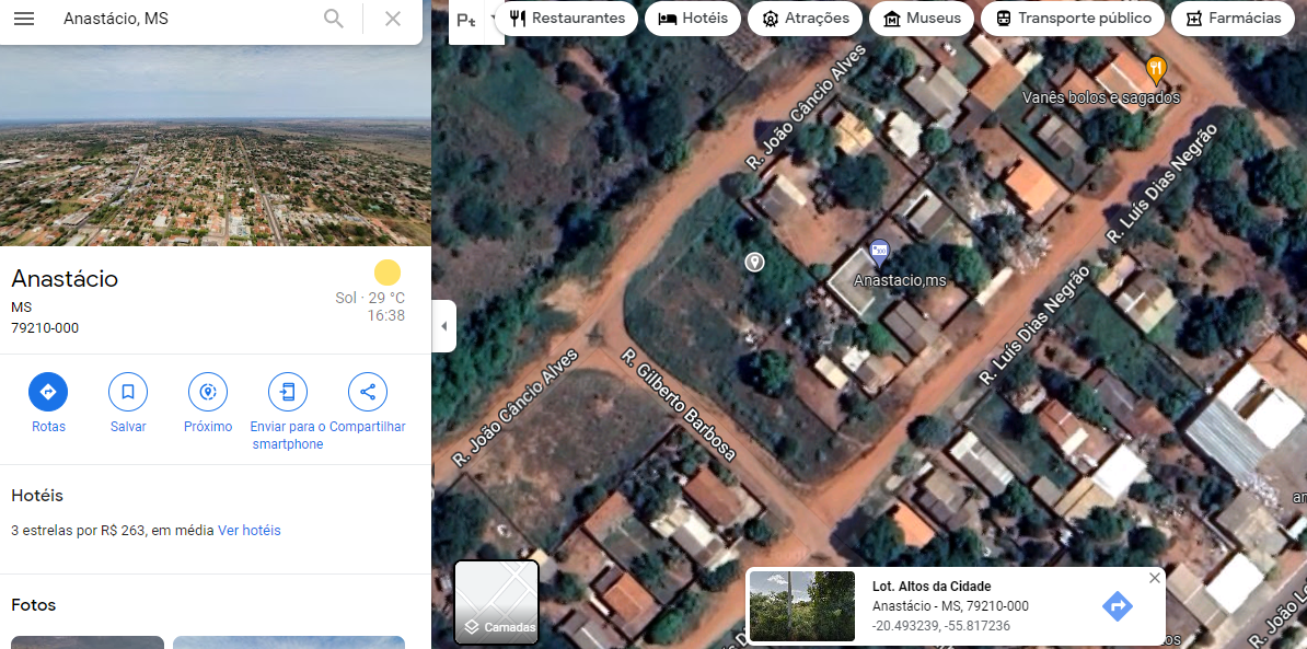 Terreno à Venda, 360 m²em Altos da Cidade - Anastácio