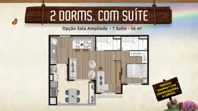 Imagem Apartamento com 2 Quartos à Venda, 56 m² em Vila Maria - São Paulo