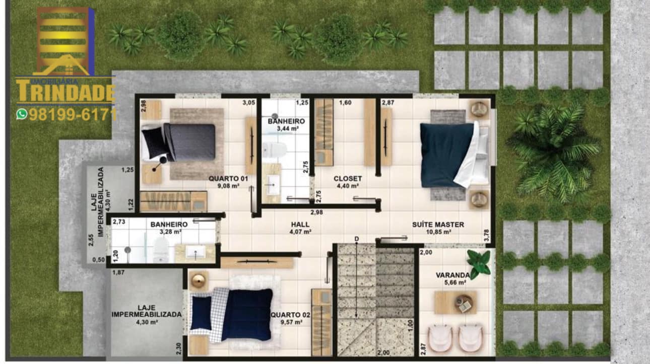 Imagem Casa de Condomínio com 4 Quartos à Venda, 170 m² em Jardim Eldorado - São Luís