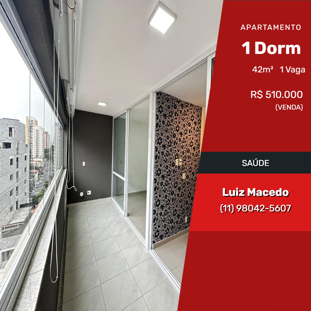 Foto do imóvel: Apartamento com 1 Quarto à Venda, 42 m² em Saúde - São Paulo