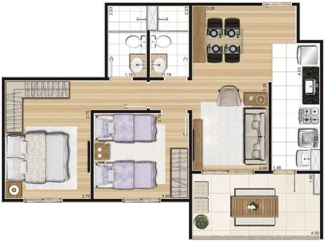 Imagem Apartamento com 3 Quartos à Venda, 74 m² em Sacomã - São Paulo