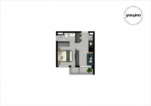 Imagem Apartamento com 1 Quarto à Venda, 30 m² em Vila Mariana - São Paulo