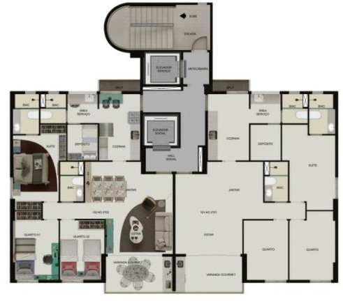 Imagem Apartamento com 3 Quartos à Venda,  em Boa Viagem - Recife