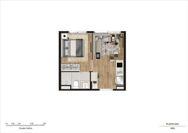 Imagem Apartamento com 2 Quartos à Venda,  em Quarta Parada - São Paulo