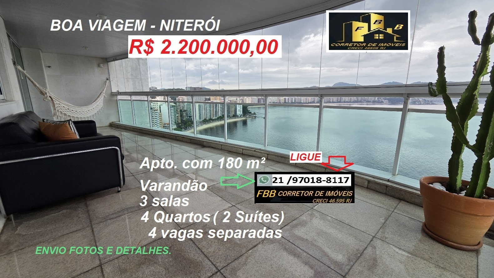 Apartamento com 4 Quartos à Venda, 180 m² em Ingá - Niterói