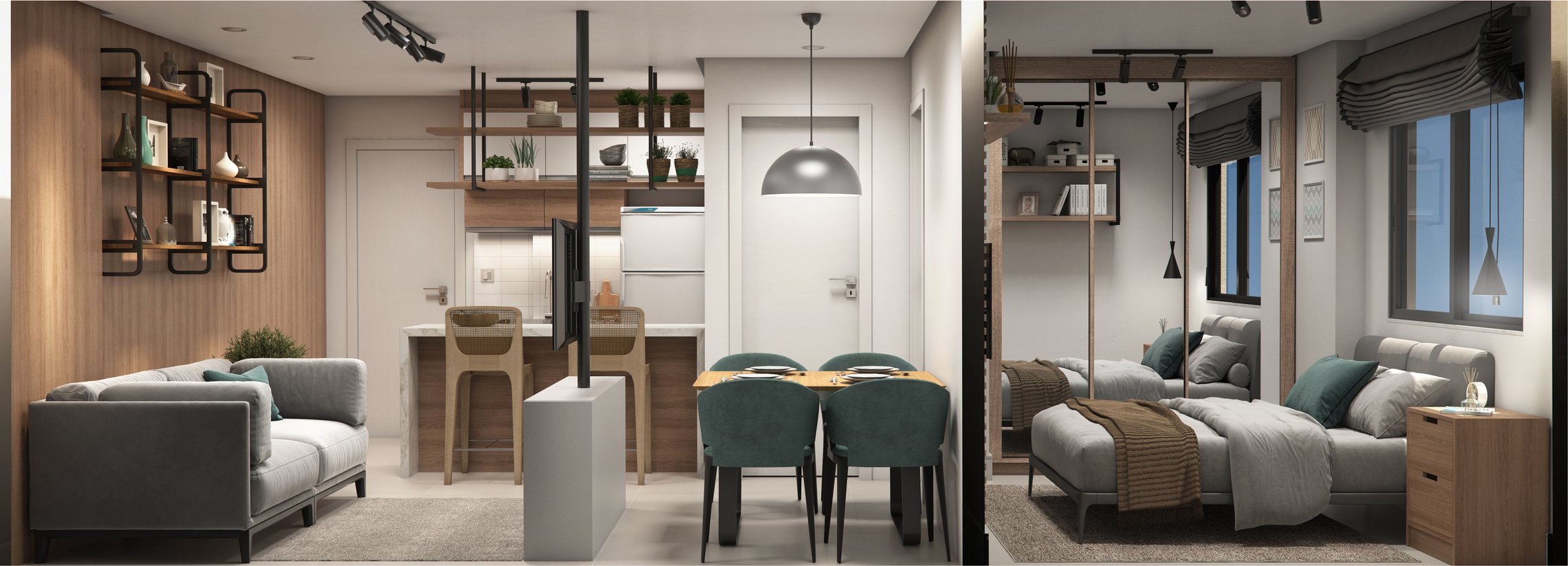 Imagem Apartamento com 2 Quartos à Venda, 34 m² em Centro - Curitiba