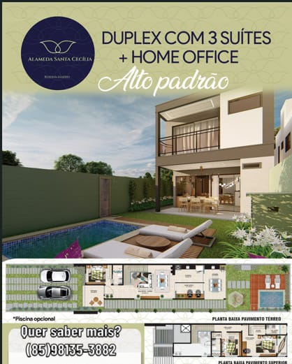 Imagem Casa com 3 Quartos à Venda, 140 m² em Guaribas - Eusébio