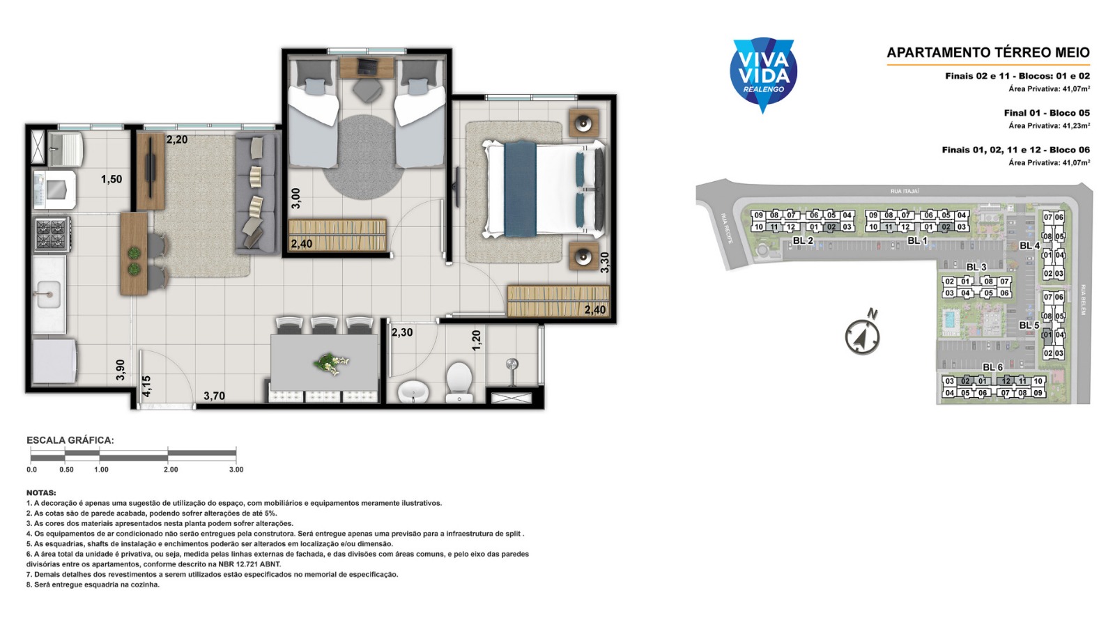 Imagem Apartamento com 2 Quartos à Venda, 41 m² em Realengo - Rio de Janeiro