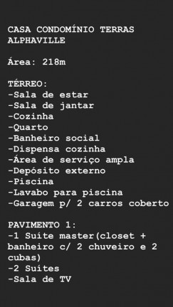 Imagem Casa de Condomínio com 3 Quartos à Venda, 212 m² em Castelo Branco - Campina Grande