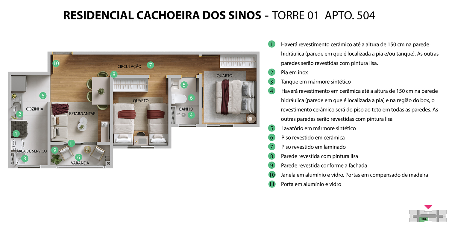 Imagem Apartamento com 2 Quartos à Venda, 41 m²em  BAIRRO PARQUE DAS CACHOEIRAS - Betim