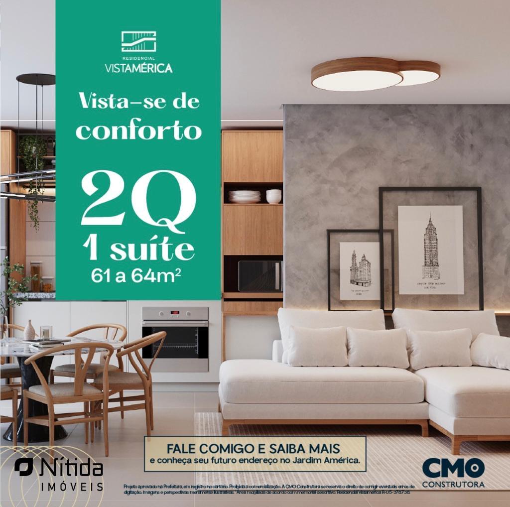 Imagem Apartamento com 2 Quartos à Venda, 61 m²em Jardim América - Goiânia