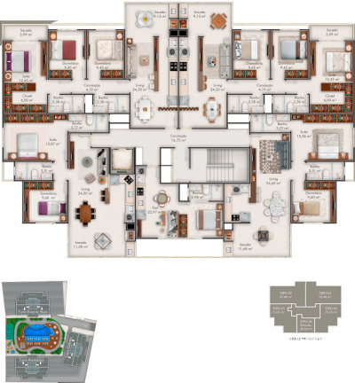 Imagem Apartamento com 3 Quartos à Venda,  em Centro - Cocal do Sul