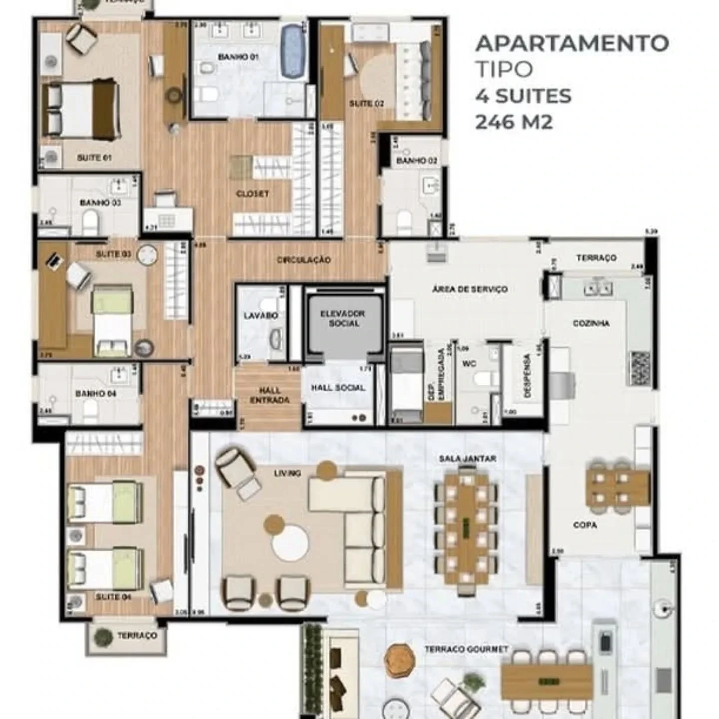 Imagem Apartamento com 4 Quartos à Venda, 246 m² em Vila Mariana - São Paulo