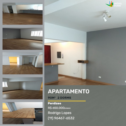 Apartamento com 2 Quartos à Venda, 90 m² em Perdizes - São Paulo