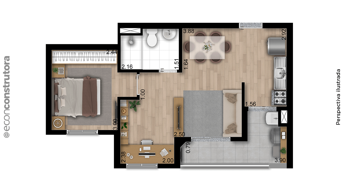 Imagem Apartamento com 2 Quartos à Venda, 43 m² em Vila São João - Guarulhos