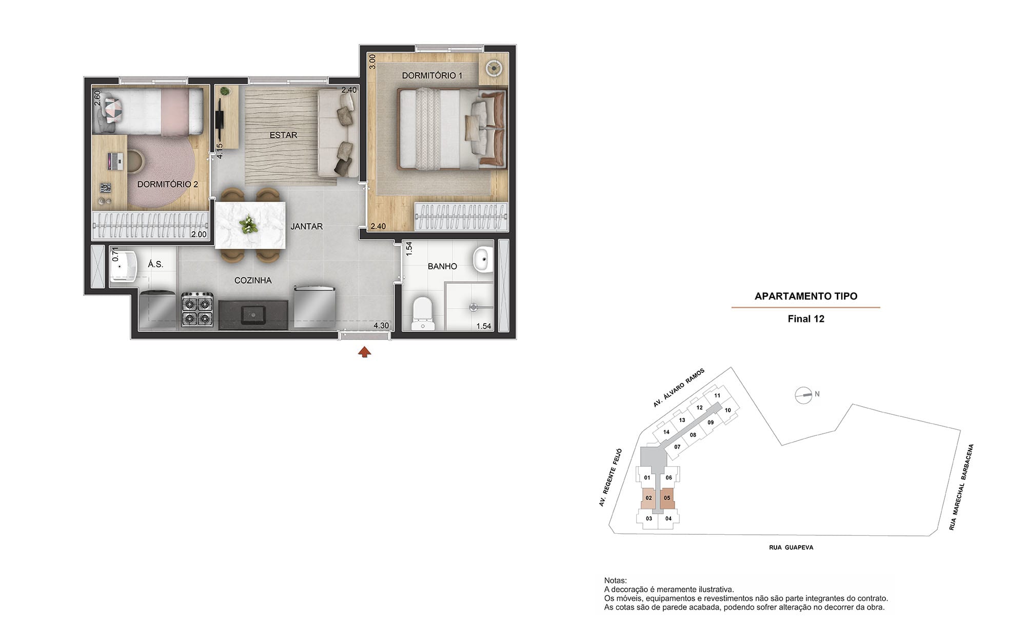 Imagem Apartamento com 2 Quartos à Venda, 34 m² em Vila Regente Feijó - São Paulo