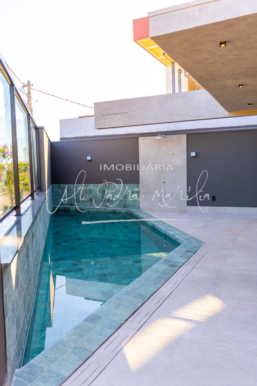 Imagem Casa de Condomínio com 3 Quartos à Venda ou Temporada, 182 m²em Residencial Villa Flora Aquarius - Marília