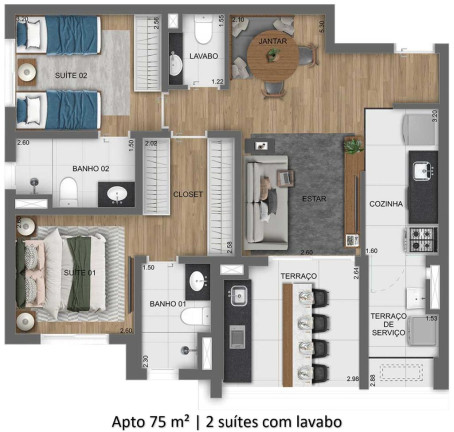 Studio com 1 Quarto à Venda, 29 m² em Indianópolis - São Paulo