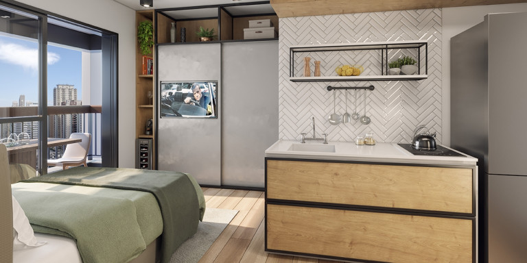 Imagem Apartamento à Venda, 29 m²em Brooklin Paulista - São Paulo