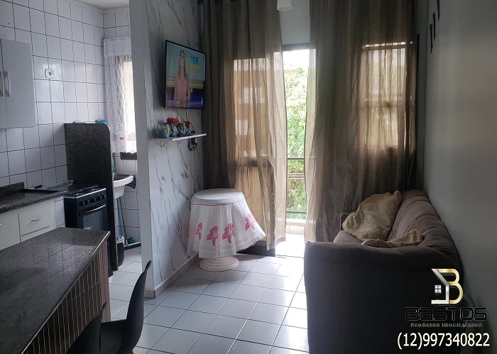 Imagem Apartamento com 1 Quarto para Temporada, 40 m² em Praia Grande - Ubatuba