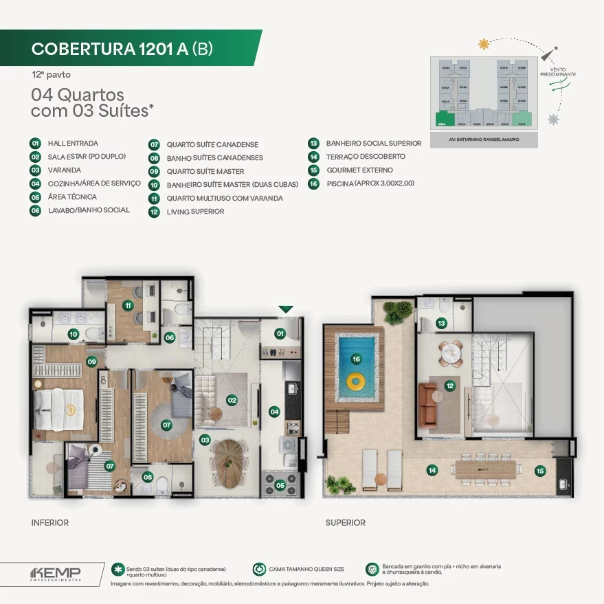Imagem Apartamento com 2 Quartos à Venda, 59 m² em Praia de Itaparica - Vila Velha Imagem Apartamento com 2 Quartos à Venda, 59 m² em Praia de Itaparica - Vila Velha
