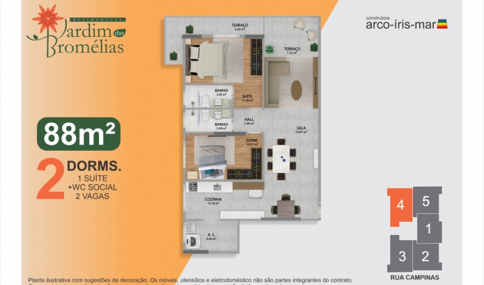 Imagem Apartamento com 2 Quartos à Venda, 79 m² em Boqueirão - Praia Grande