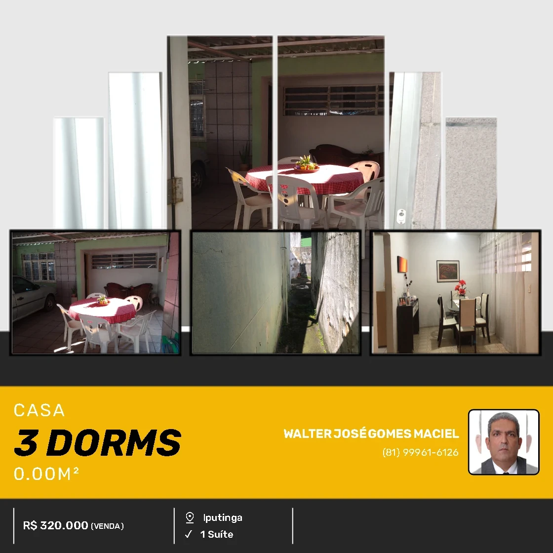 Foto do imóvel: Casa com 3 Quartos à Venda, 100 m² em Iputinga - Recife