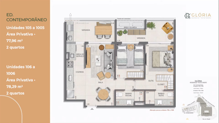 Imagem Apartamento com 2 Quartos à Venda, 7.700 m² em Glória - Rio de Janeiro