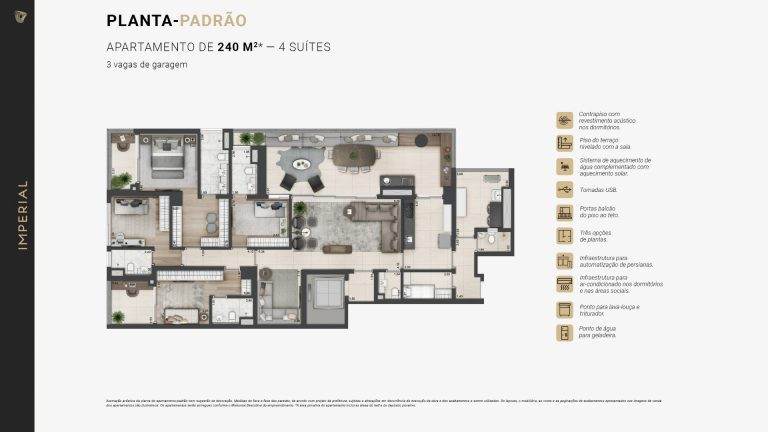 Imagem Apartamento com 4 Quartos à Venda, 240 m² em Cidade Jardim - São Paulo