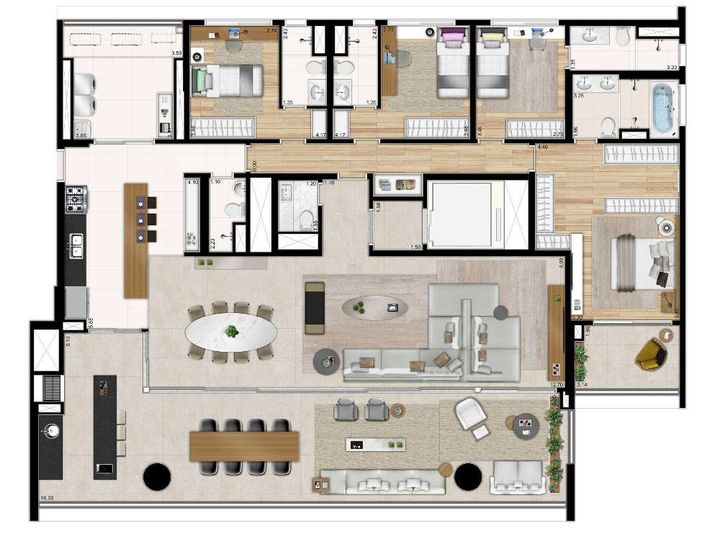Imagem Apartamento com 4 Quartos à Venda, 271 m² em Sumarezinho - São Paulo