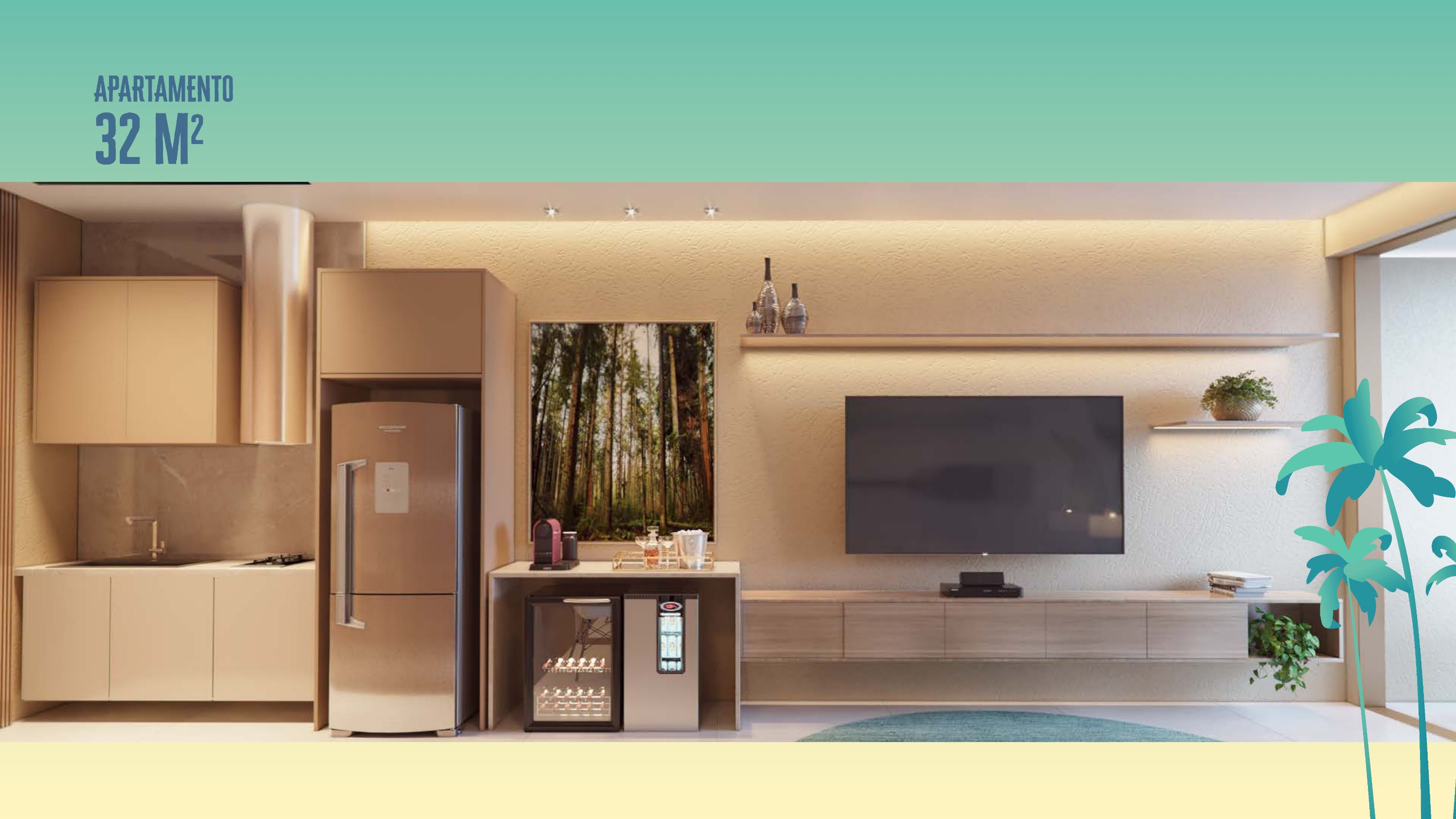 Foto do imóvel: Apartamento com 2 Quartos à Venda, 63 m² em Praia Carneiros - Tamandaré