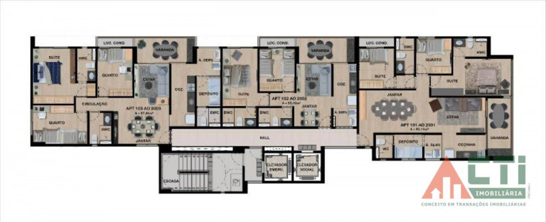 Imagem Apartamento com 3 Quartos à Venda, 86 m² em Rosarinho - Recife