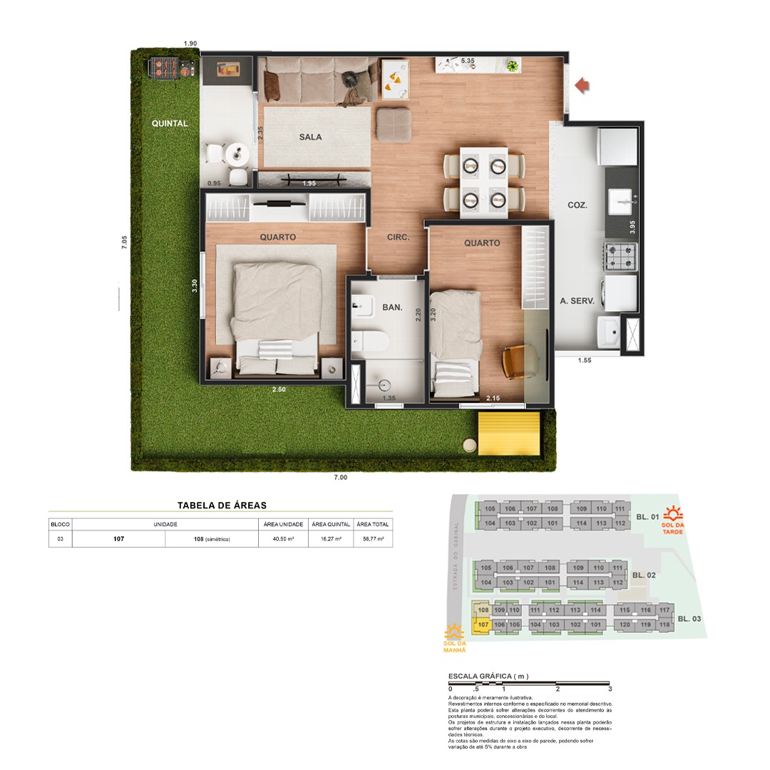 Imagem Apartamento com 2 Quartos à Venda, 44 m² em Freguesia (Jacarepaguá) - Rio de Janeiro