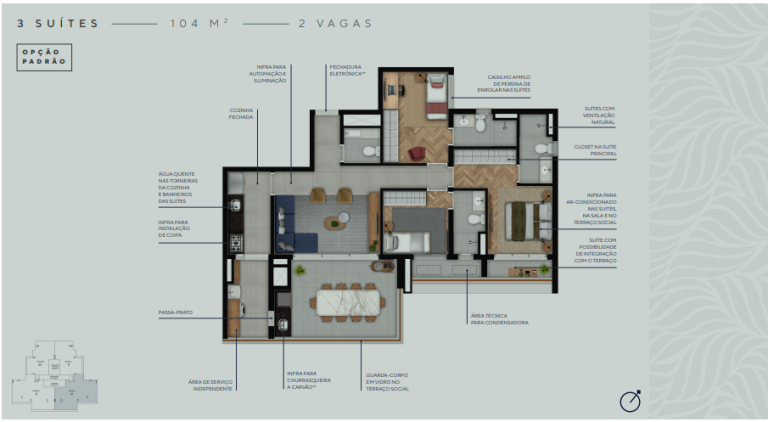 Imagem Apartamento com 2 Quartos à Venda, 70 m² em Perdizes - São Paulo