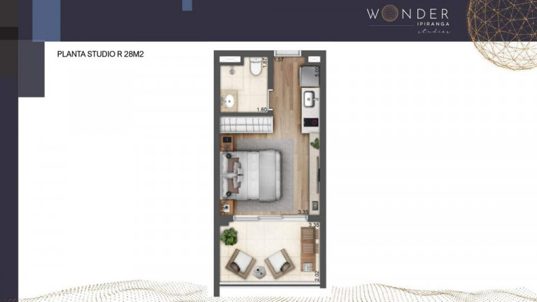 Imagem Apartamento com 1 Quarto à Venda, 40 m² em Sacomã - São Paulo