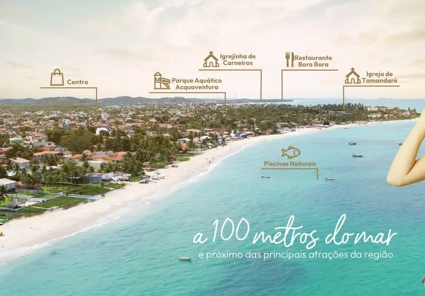 Imagem Flat com 1 Quarto à Venda, 20 metros em Tamandaré - Tamandaré