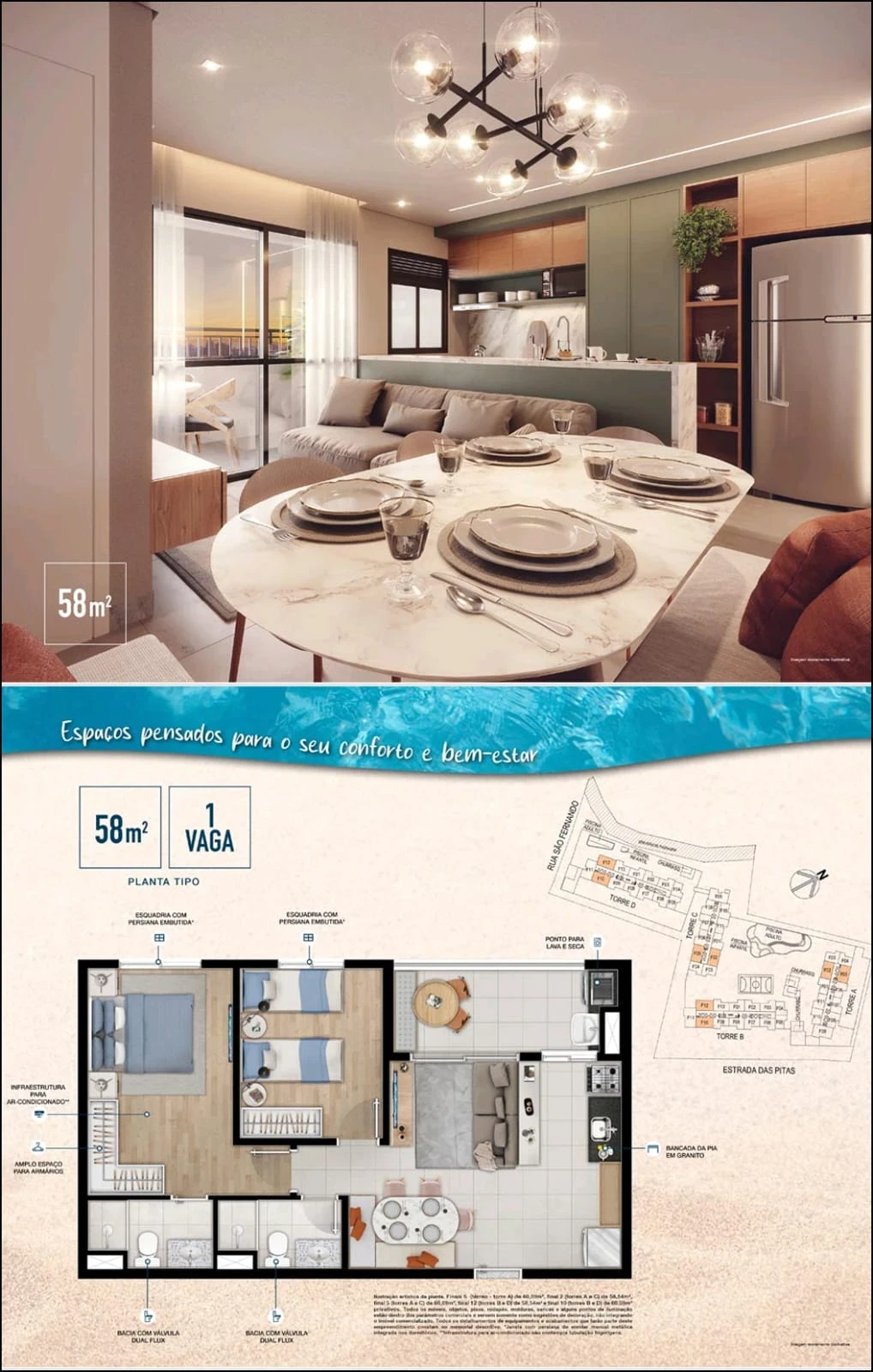 Foto do imóvel: Apartamento com 2 Quartos à Venda, 48 m² em Jardim Júlio - Barueri