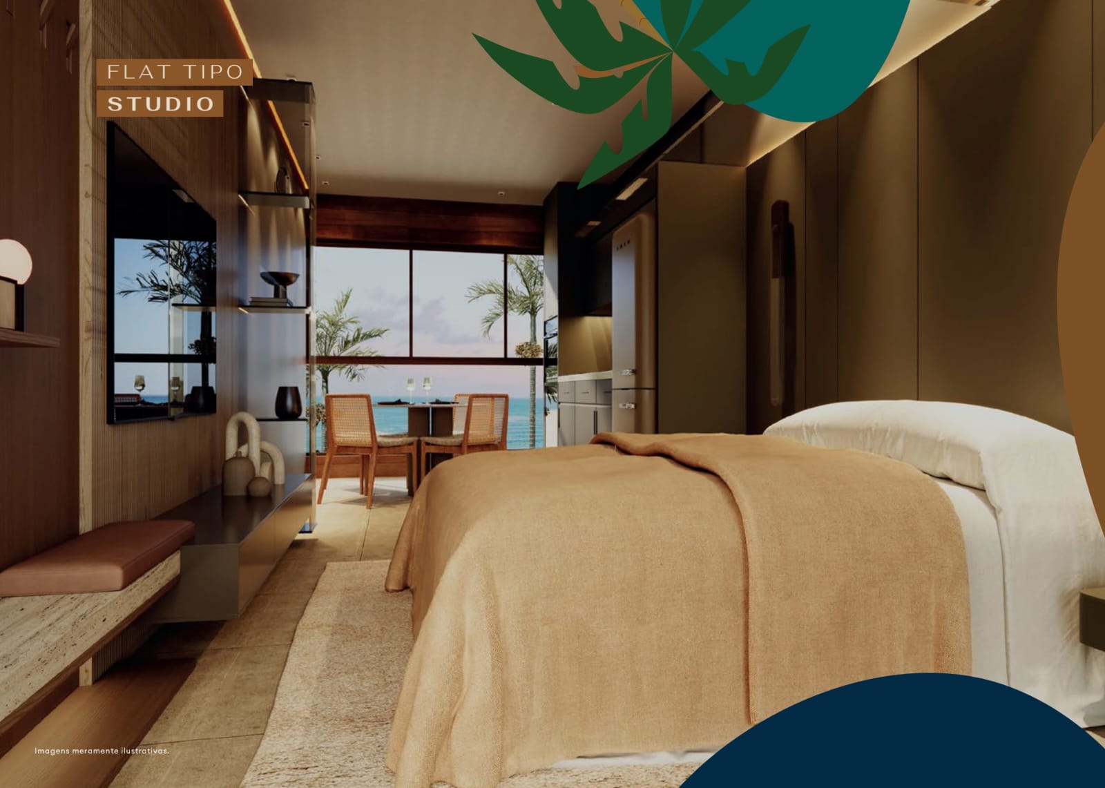 Imagem Apartamento com 1 Quarto à Venda, 27 m² em Centro - Tamandaré